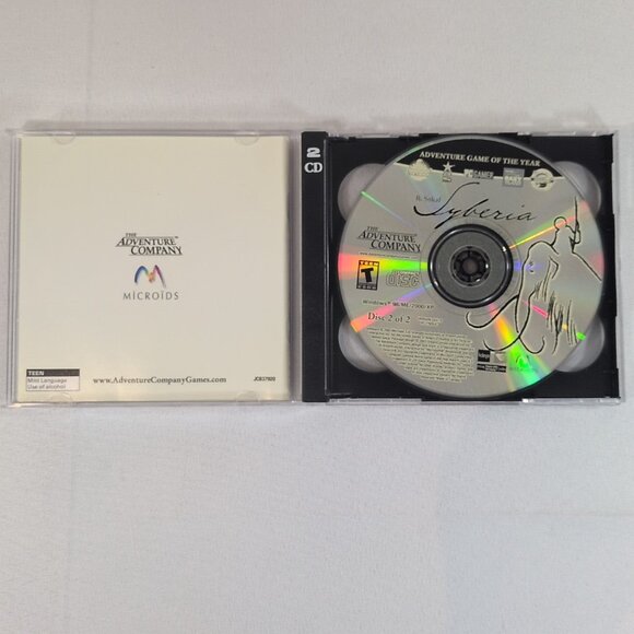 Syberia / Syberia 2 (PC, 2003-4) Game of the Year Edition Box w/ Manual B Sokal - Picture 4 of 16